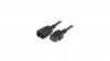 Przedłużacz kabel Zasilający Iec320 C19 Na C20 16A 2M Czarny ICOC 065-NC
